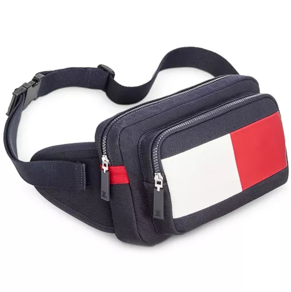 Men's Hayes Colorblocked Canvas Belt Bag Tommy Hilfiger.